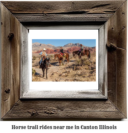 horse trail rides near me in Canton, Illinois